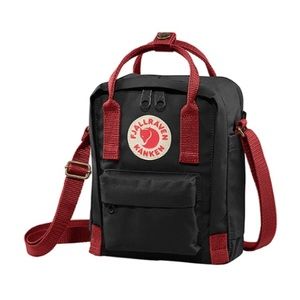 FJALL RAVEN Kanken Sling Bag Black-Ox Red